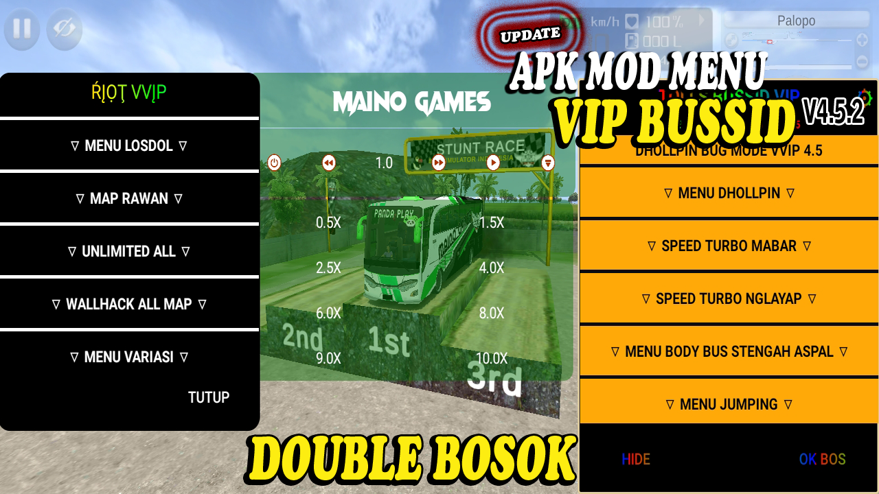 DOUBLE MENU BUSSID V452